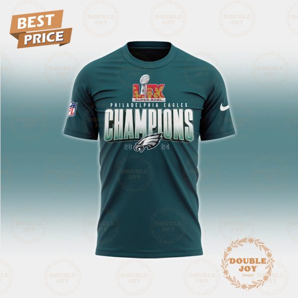 Philadelphia Eagles NFL Super Bowl Champions 2X 2024 Limited Edition Hoodie – Blue