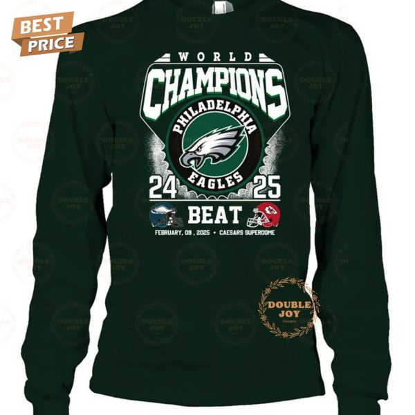 World Champions Philadelphia Eagles NFL 2024-2025 Limited Edition T-Shirt