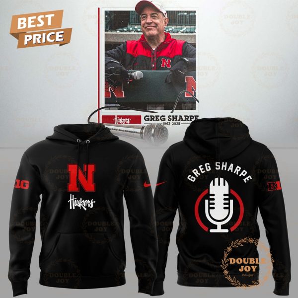 Greg Sharpe Voice of the Huskers “RIP 2025” Limited Edition Hoodie