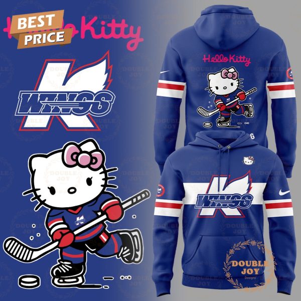 Kalamazoo Wings ECHL Hello Kitty Limited Edition 2025 Hoodie