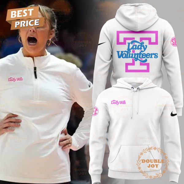 Lady Vols Basketball x Coach Kim Caldwell White Limited Edition Hoodie