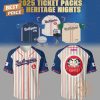 Los Angeles Dodgers MLB Ticket Packs And Heritage Nights 2025 Custom Name Limited Edition Baseball Jersey