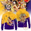 Los Angeles Lakers NBA x Tony Tony Chopper One Piece 2025 Yellow And Purple Design Hoodie