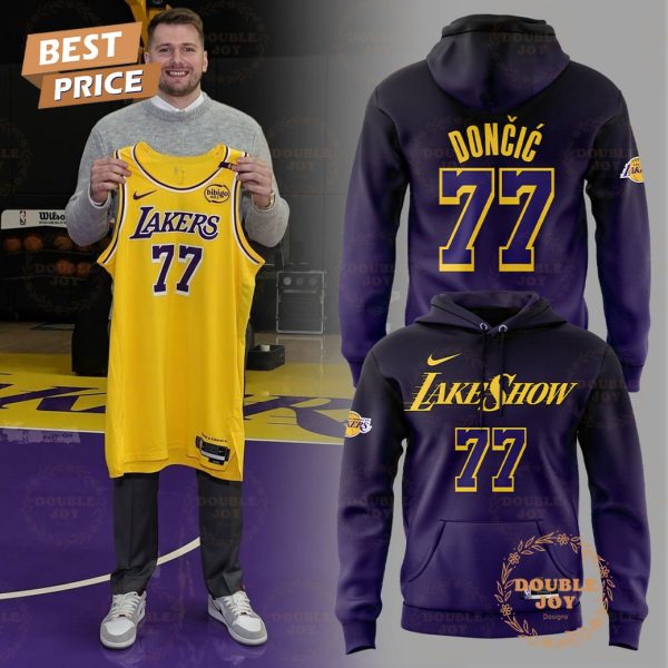 Los Angeles Lakers Show Number 77 Luka Don_i_ Hoodie