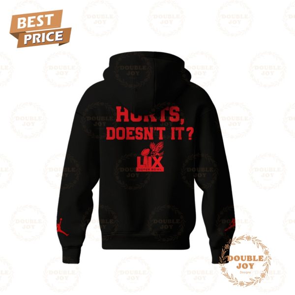 Philadelphia Football Love Hurts, Doesn’t It Super Bowl Champs Limited Edition Hoodie – Black