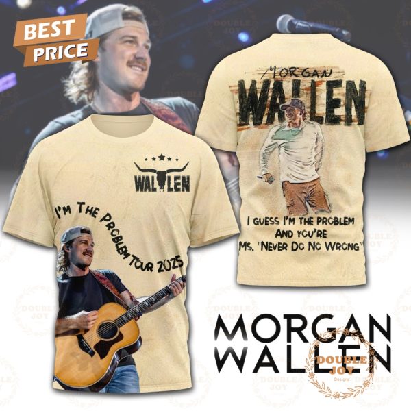 Morgan Wallen I’m The Problem Tour 2025 T-Shirt, Hoodie – Yellow