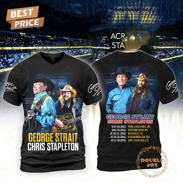 George Strait x Chris Stapleton Tour 2025 T-Shirt, Hoodie