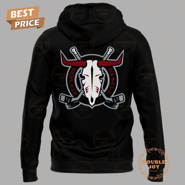 Red Deer Rebels 2025 Limited Edition Hoodie – Black