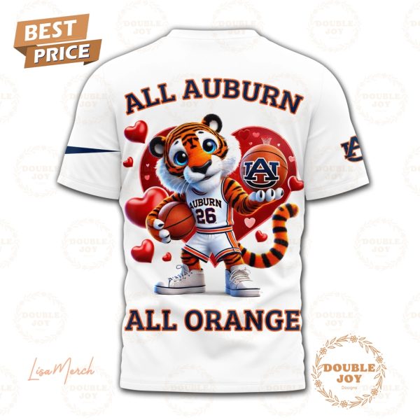 All Auburn Tigers Basketball NCAA “All Orange” 2025 T-Shirt, Hoodie