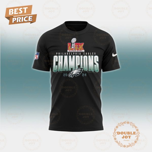 Philadelphia Eagles NFL Super Bowl Champions 2X 2024 Limited Edition Hoodie – Black