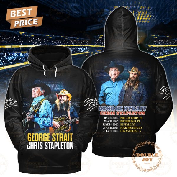 George Strait x Chris Stapleton Tour 2025 T-Shirt, Hoodie