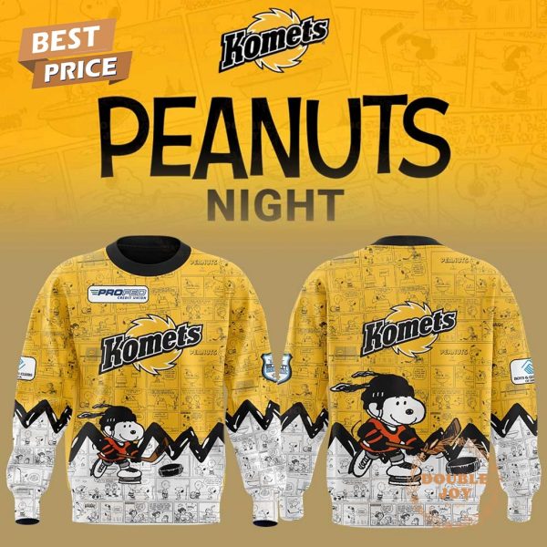 Fort Wayne Komets Peanuts Night 2025 Hoodie