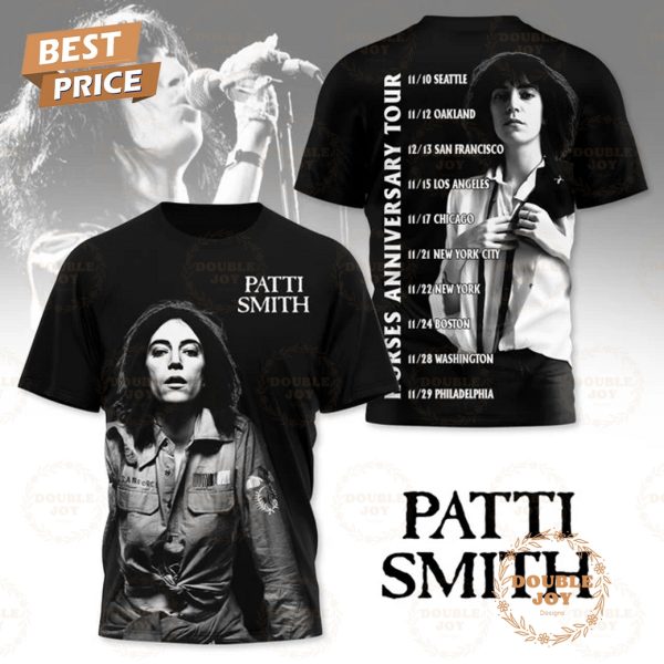 Patti Smith Horses Anniversary Tour 2025 T-Shirt, Hoodie