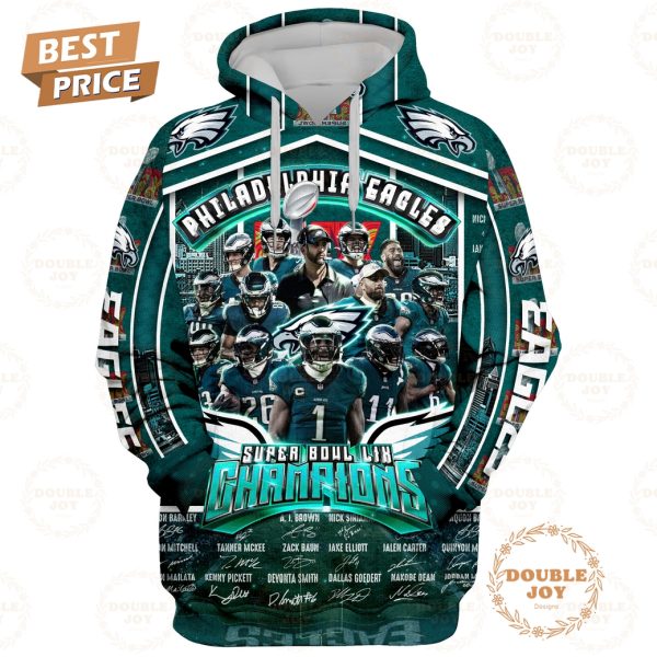 Philadelphia Eagles Limited Edition Super Bowl LIX Champions Hoodie