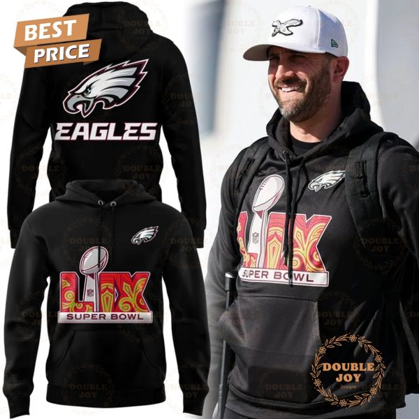 Philadelphia Eagles NFL LIX Super Bowl 2025 New Design Hoodie