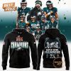 Philadelphia Eagles NFL Super Bowl Champions 2X 2024 Limited Edition Hoodie – Blue