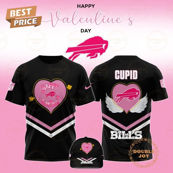 Buffalo Bills NFL Valentine “Happy Game Day” 2025 Hoodie