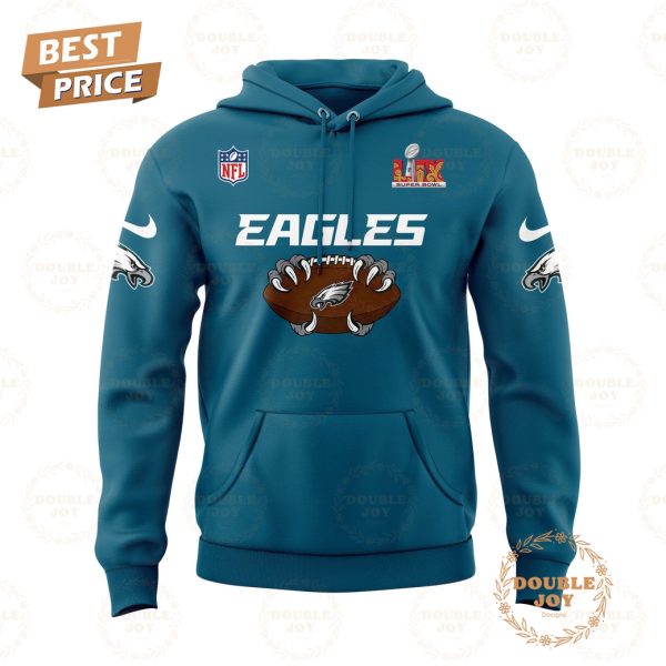 Philadelphia Eagles NFL LIX Super Bowl “Midnight Green” Hoodie