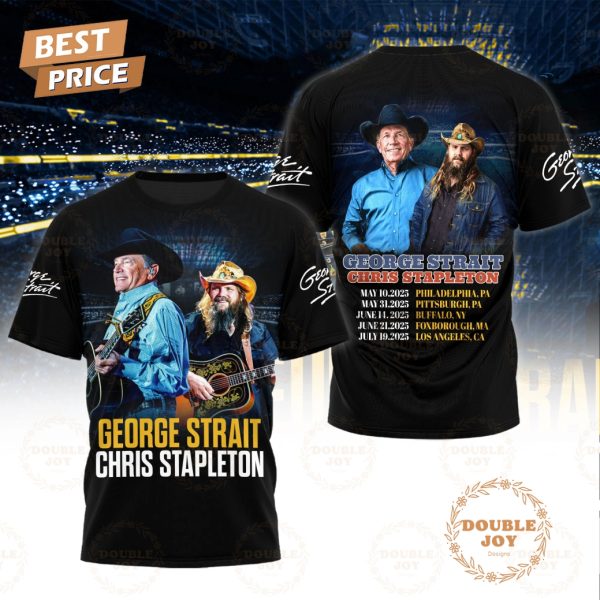 George Strait x Chris Stapleton Tour 2025 T-Shirt, Hoodie