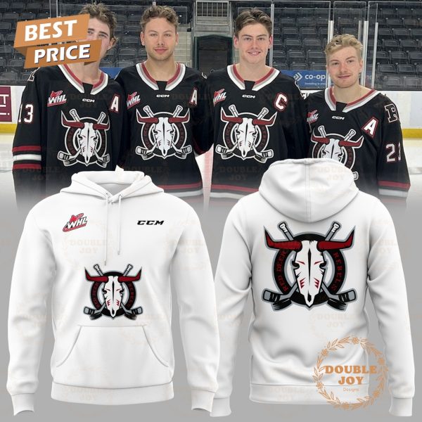 Red Deer Rebels 2025 Limited Edition Hoodie – White