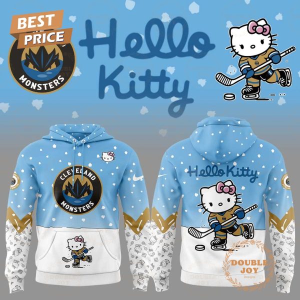 2025 Cleveland Monsters AHL x Hello Kitty Special Edition Hoodie