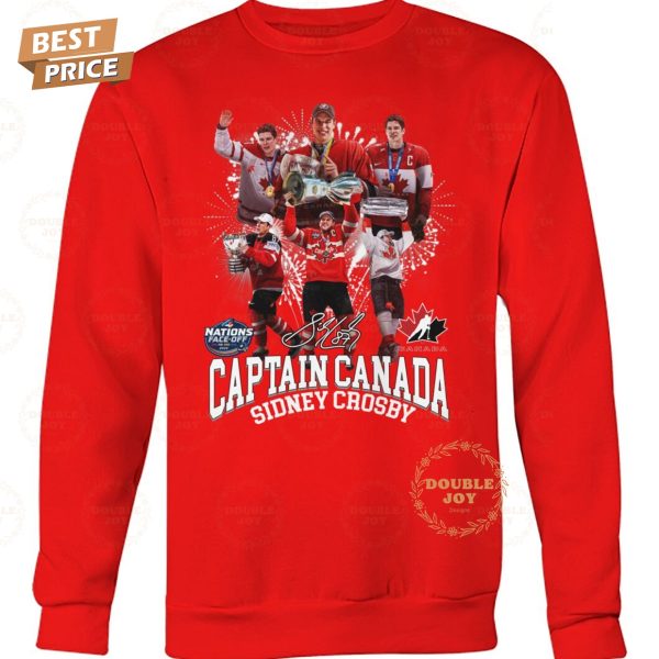 Captain Sidney Crosby x Canada Hockey 2025 4 Nations Face-Off Champions T-Shirt