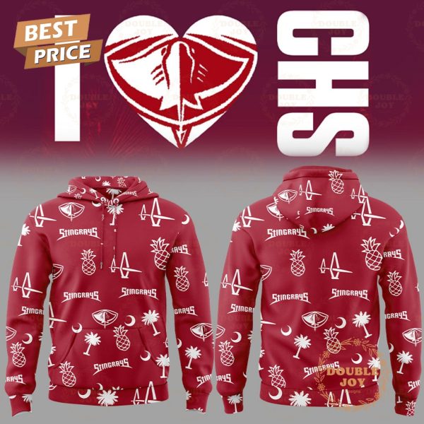 South Carolina Stingrays “I Love CHS Night” Limited Edition Hoodie