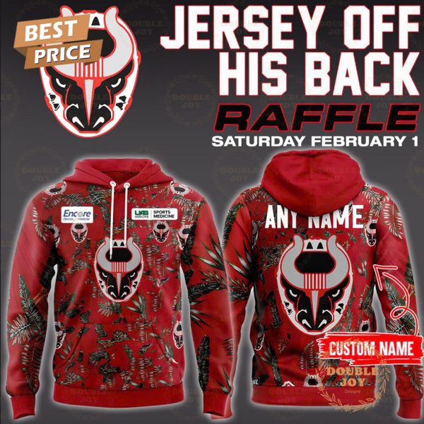 Special Birmingham Bulls SPHL Hockey Jersey Off His Back Raffles 2025 Custom Name Hoodie