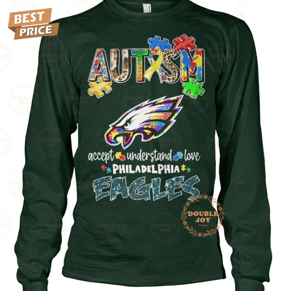 Philadelphia Eagles Autism Accept Understand Love Limited Edition T-Shirt