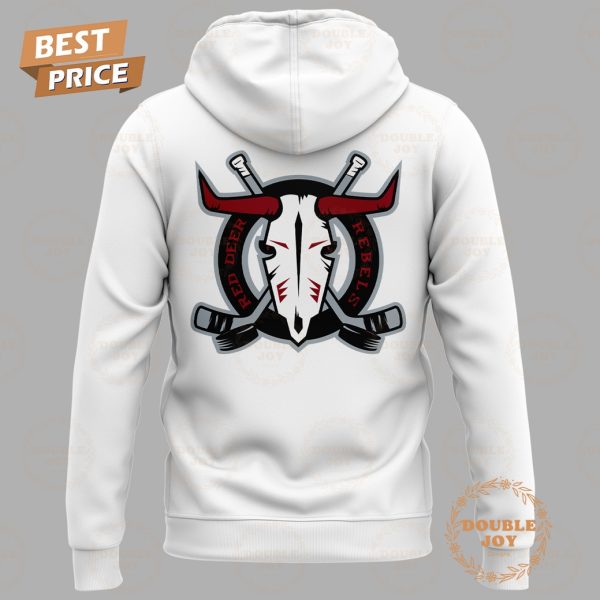 Red Deer Rebels 2025 Limited Edition Hoodie – White