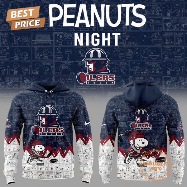 Tulsa Oilers Peanuts Night 75th Anniversary Hoodie