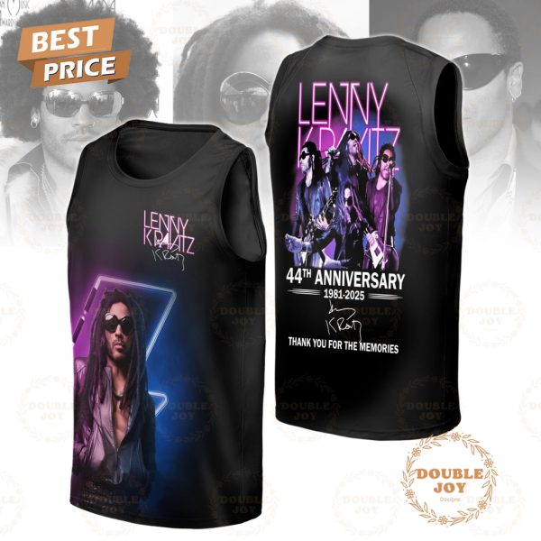 Lenny Kravitz 44th Anniversary 1981-2025 Thank You For The Memories T-Shirt, Hoodie