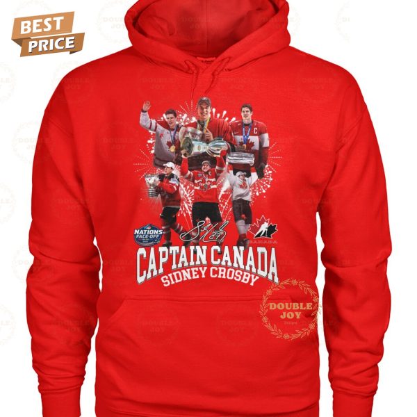 Captain Sidney Crosby x Canada Hockey 2025 4 Nations Face-Off Champions T-Shirt