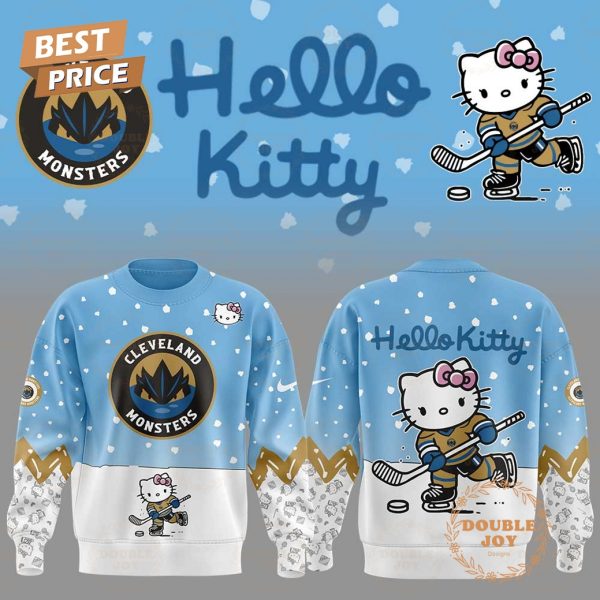 2025 Cleveland Monsters AHL x Hello Kitty Special Edition Hoodie