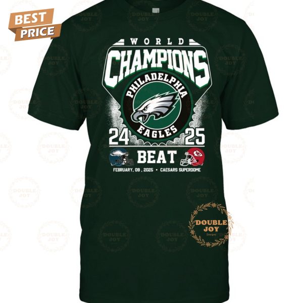 World Champions Philadelphia Eagles NFL 2024-2025 Limited Edition T-Shirt