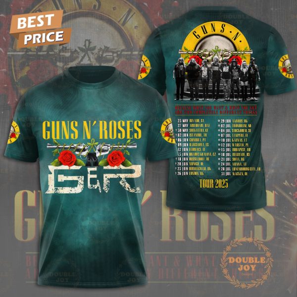 2025 Guns N’ Roses Tour Limited Edition T-Shirt, Hoodie