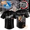 2025 Los Angeles Dodgers MLB Demon Slayer Limited Edition Baseball Jersey – Blue