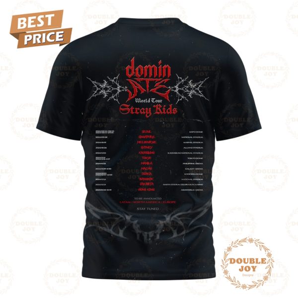 Stray Kids Domin World Tour 2025 Limited Edition T-Shirt, Hoodie