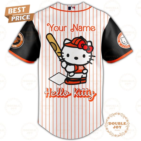 2025 Baltimore Orioles MLB Hello Kitty Night Custom Name Limited Edition Baseball Jersey