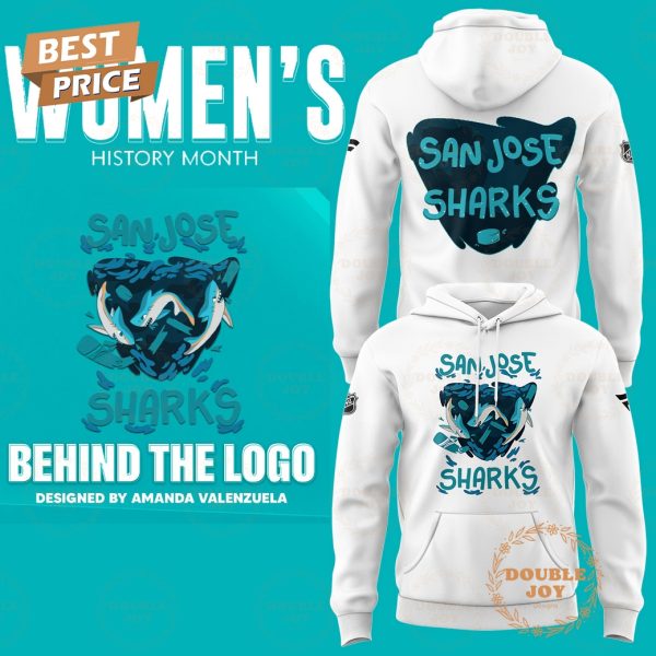 San Jose Sharks NHL Women’s History Month Behind The Logo 2025 Limited Edition Hoodie