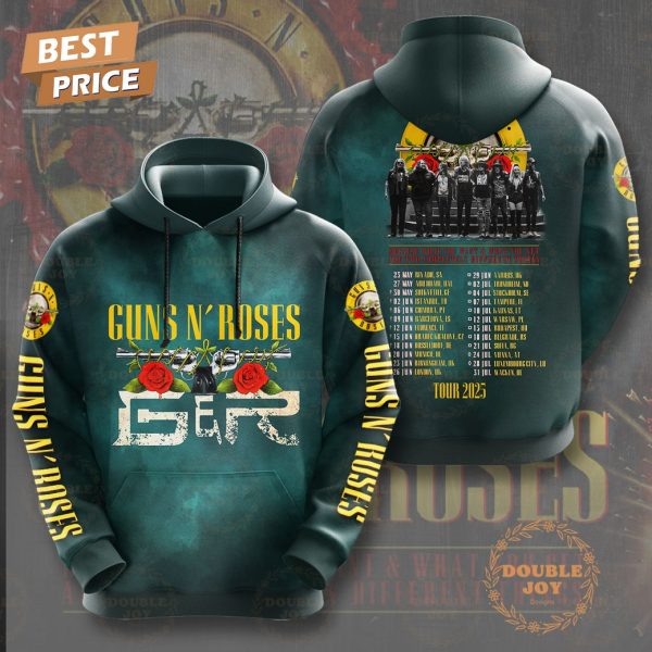 2025 Guns N’ Roses Tour Limited Edition T-Shirt, Hoodie