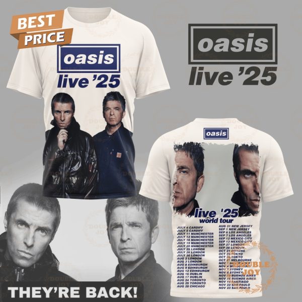 Oasis Live ’25 World Tour Limited Edition T-Shirt, Hoodie