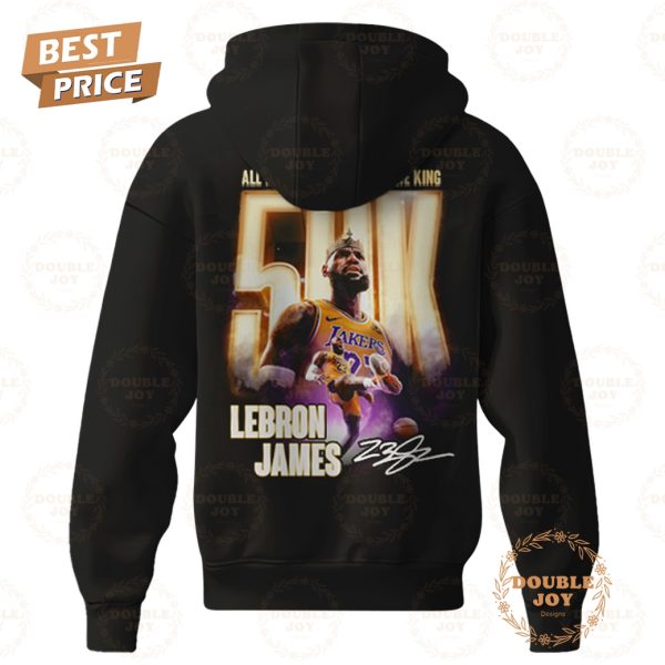 All Hail The King LeBron James x Los Angeles Lakers NBA Scoringking 50,000 Points Limited Edition T-Shirt, Hoodie