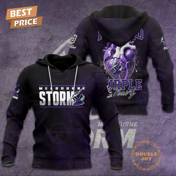 Melbourne Storm NRL I Bleed Purple And Navy Limited Edition T-Shirt, Hoodie