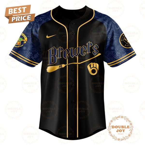 Milwaukee Brewers MLB Harry Potter Night Custom Name Special Edition Baseball Jersey