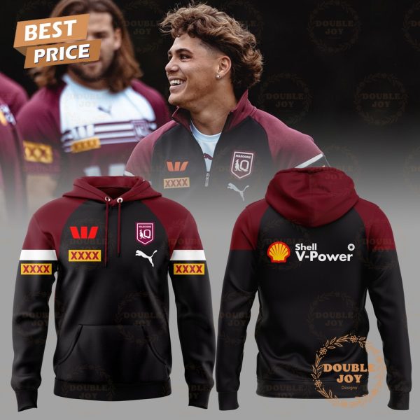 Queensland Maroons 2025 Shell V-Power Limited Edition T-Shirt, Hoodie