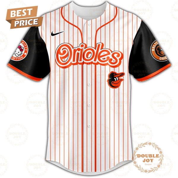 2025 Baltimore Orioles MLB Hello Kitty Night Custom Name Limited Edition Baseball Jersey