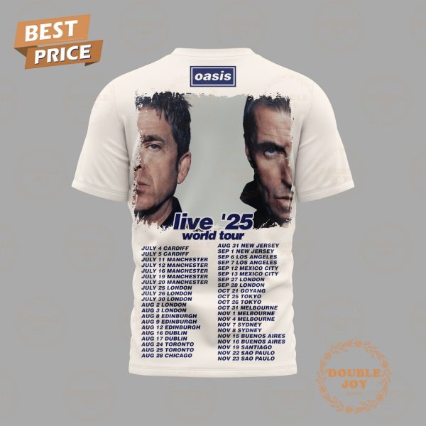 Oasis Live ’25 World Tour Limited Edition T-Shirt, Hoodie