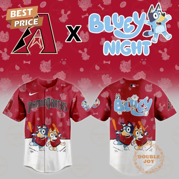 Arizona Diamondbacks MLB x Bluey Night 2025 Limited Edition Baseball Jersey