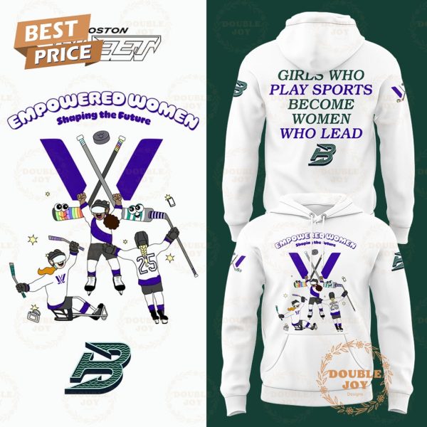 Boston Fleet PWHL Women’s History Month 2025 Special Edition Hoodie